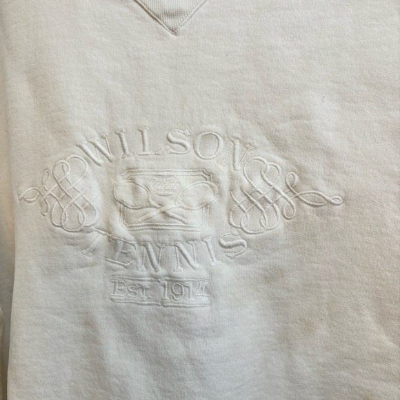 Flawed Vintage The Olympic Club White Tennis Sweatshirt - Picture 5 of 8